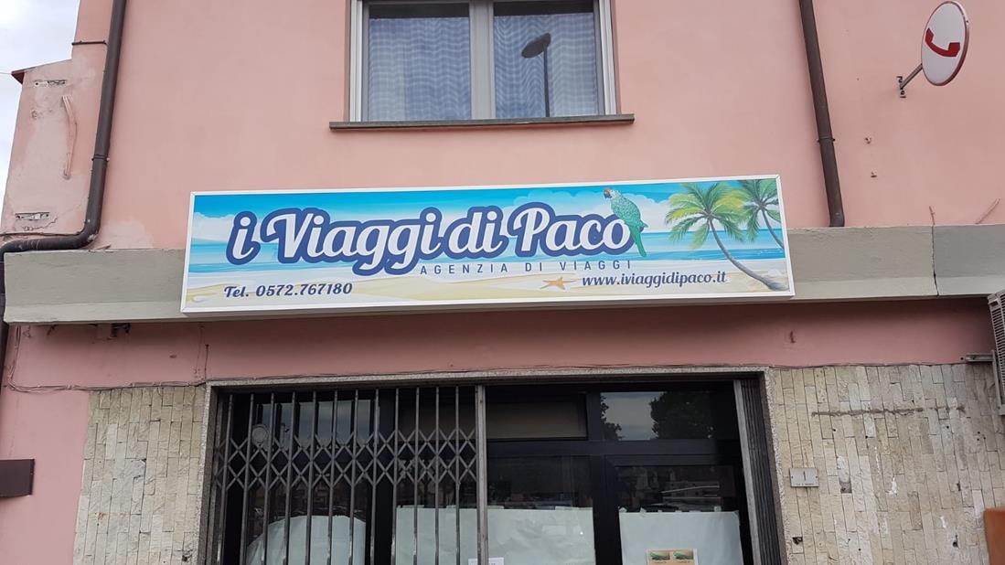 Insegne - VIAGGI PACO -  Astor Pubblicità Insegne - VIAGGI PACO -